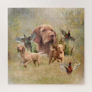 De Hongaarse Wirehaired Vizsla Legpuzzel