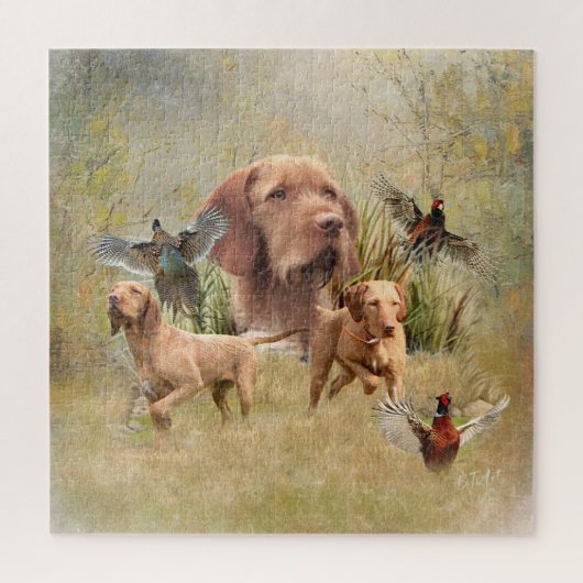 De Hongaarse Wirehaired Vizsla Legpuzzel (Verticaal)