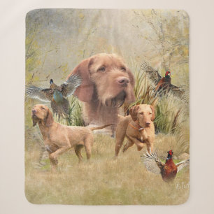 De Hongaarse Wirehaired Vizsla Sherpa Deken