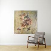 De Hongaarse Wirehaired Vizsla Wandkleed (In Situ (horizontaal))