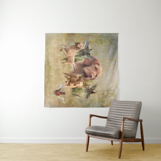 De Hongaarse Wirehaired Vizsla Wandkleed (In Situ (horizontaal))