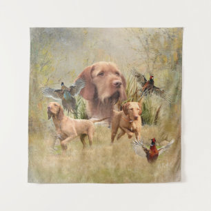 De Hongaarse Wirehaired Vizsla Wandkleed