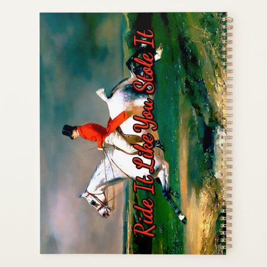 De honger van Alfred De Dreux Planner (Achterkant)