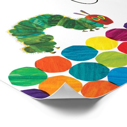 De hongerige rups | Baby's 1st Year Collage Poster (Hoek)