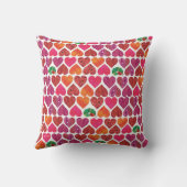 De hongerige rups | hartpatroon kussen (Achterkant)