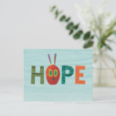 De hongerige rups hoopt briefkaart (Staand voorkant)