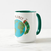 De hongerige rups houdt van jullie planeet mok (Voorkant rechts)