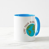 De hongerige rups houdt van jullie planeet mok (Voorkant rechts)