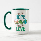 De hongerige rups ja tegen hoop mok (Links)