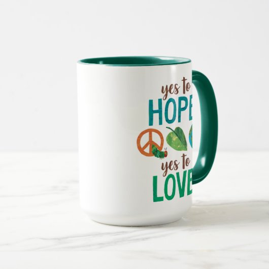 De hongerige rups ja tegen hoop mok (Voorkant rechts)