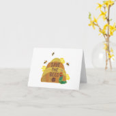 De hongerige rups redt de bijen kaart (Gele Bloem)