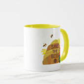 De hongerige rups redt de bijen mok (Voorkant rechts)