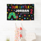 De Hongerige Rups Schoolbord Verjaardag Spandoek (Insitu)