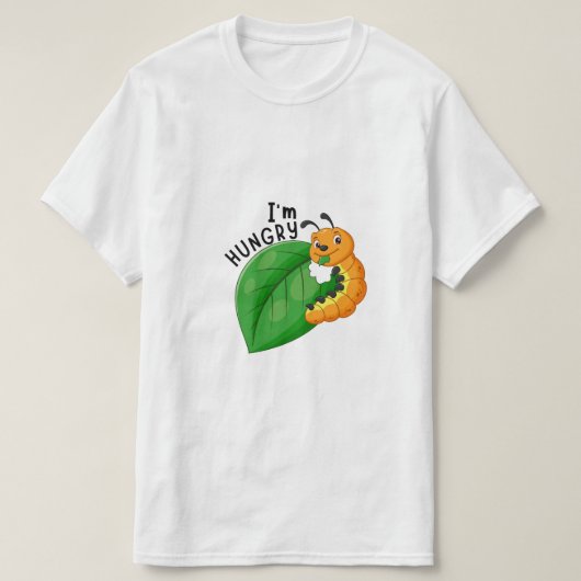 de hongerige rups Vier de groei Gift T-shirt (Design voorkant)