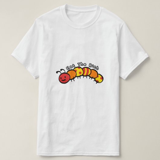 de hongerige rups Vier de groei T-shirt (Design voorkant)