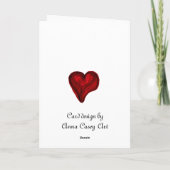 De honingbijen van mij? feestdagen kaart (Achterkant)