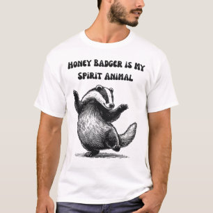De honingdas is mijn spirituele dier t-shirt