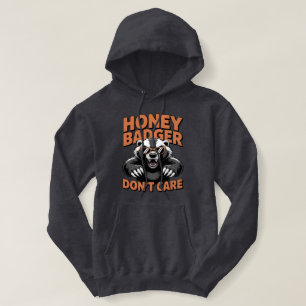 De honingdas maakt zich niet druk Een leuke, gra Hoodie