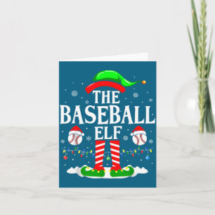 De honkbal elf grappig kerst Srt liefhebbers Kerst Kaart