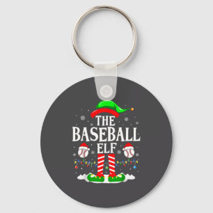 De honkbal elf leuk kerstfeest Srt liefhebbers Ker Sleutelhanger