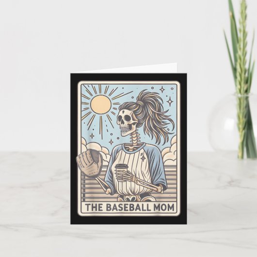 De Honkbal Mom Tarot Kaart Funny Moederdag Socc (Voorkant)