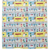 De honkbalherinneringen van Charlie Brown Douchegordijn (Voorkant)