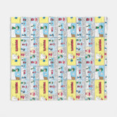De honkbalherinneringen van Charlie Brown Fleece Deken (Voorkant (Horizontaal))