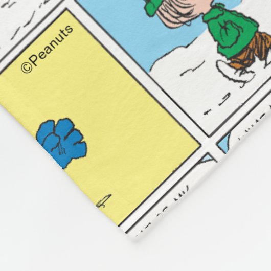 De honkbalherinneringen van Charlie Brown Fleece Deken (Hoek)