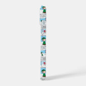 De honkbalherinneringen van Charlie Brown iPhone 15 Case (Linkerkant)