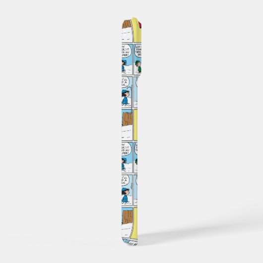 De honkbalherinneringen van Charlie Brown iPhone 15 Case (Rechterkant)