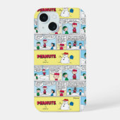 De honkbalherinneringen van Charlie Brown iPhone 15 Case (Achterkant)