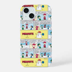 De honkbalherinneringen van Charlie Brown iPhone 15 Case