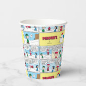 De honkbalherinneringen van Charlie Brown Papieren Bekers (Achterkant)