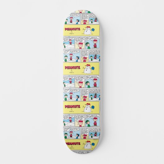 De honkbalherinneringen van Charlie Brown Persoonlijk Skateboard (Voorkant)