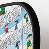 De honkbalherinneringen van Charlie Brown Pickleball Paddle (Links Detail)