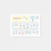 De honkbalherinneringen van Charlie Brown Post-it® Notes (Voorkant)