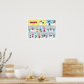 De honkbalherinneringen van Charlie Brown Poster (Keuken)