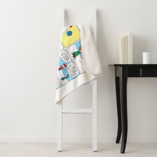 De honkbalherinneringen van Charlie Brown Sherpa Deken (In situ)