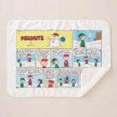 De honkbalherinneringen van Charlie Brown Sherpa Deken (Voorkant (horizontaal))