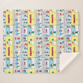 De honkbalherinneringen van Charlie Brown Sherpa Deken (Voorkant (horizontaal))