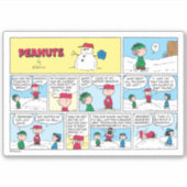 De honkbalherinneringen van Charlie Brown Sticker (Voorkant)