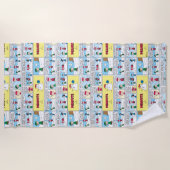 De honkbalherinneringen van Charlie Brown Strandlaken (Voorkant)