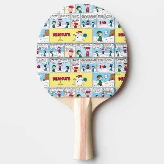 De honkbalherinneringen van Charlie Brown Tafeltennisbatje (Voorkant)