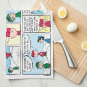 De honkbalherinneringen van Charlie Brown Theedoek (Quarter Fold)
