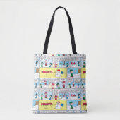 De honkbalherinneringen van Charlie Brown Tote Bag (Voorkant)