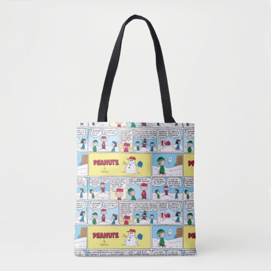 De honkbalherinneringen van Charlie Brown Tote Bag (Voorkant)