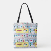 De honkbalherinneringen van Charlie Brown Tote Bag (Achterkant)