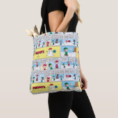 De honkbalherinneringen van Charlie Brown Tote Bag (Dichtbij)