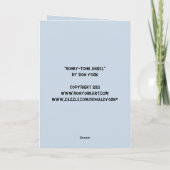 de honky kaart van de tonkvakantie (Achterkant)