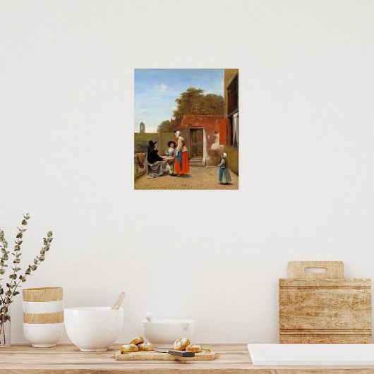 De Hooch - een Nederlandse cursus Poster (Keuken)